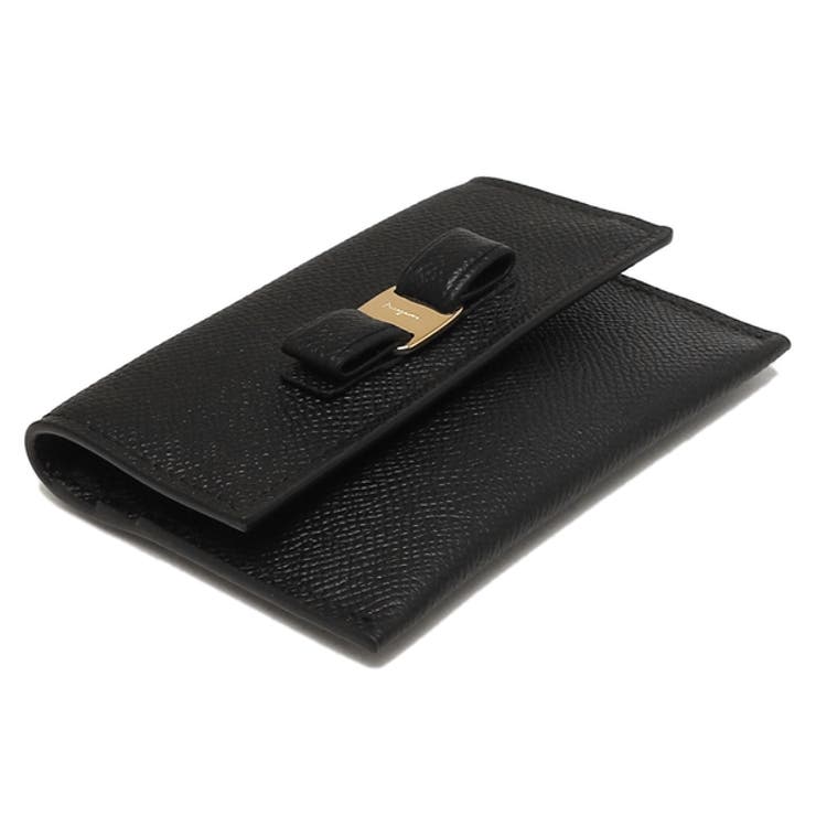 フェラガモカードケースヴァラブラックレディースFERRAGAMO22D1550683522