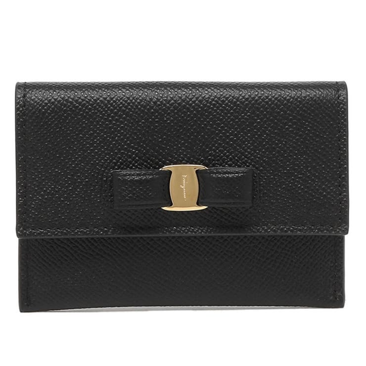 フェラガモカードケースヴァラブラックレディースFERRAGAMO22D1550683522