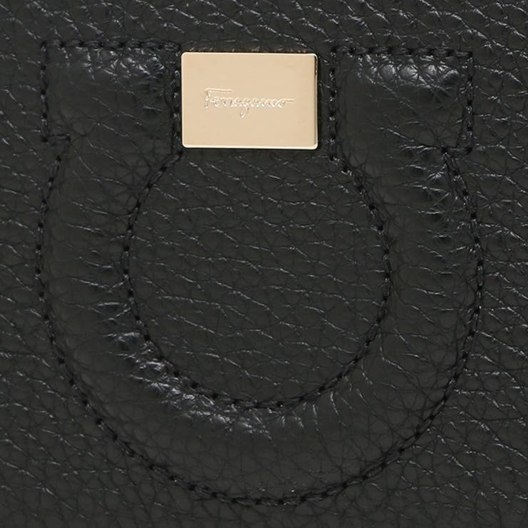 フェラガモ折財布レディースガンチョシティガンチーニミニ財布FERRAGAMO22D5140736967ブラック