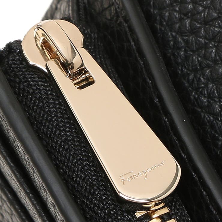 フェラガモ折財布レディースガンチョシティガンチーニミニ財布FERRAGAMO22D5140736967ブラック