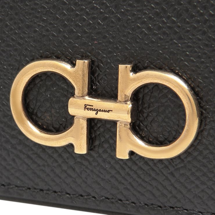 フェラガモ財布長財布ガンチーニブラックレディースFERRAGAMO22D7790726510NERO