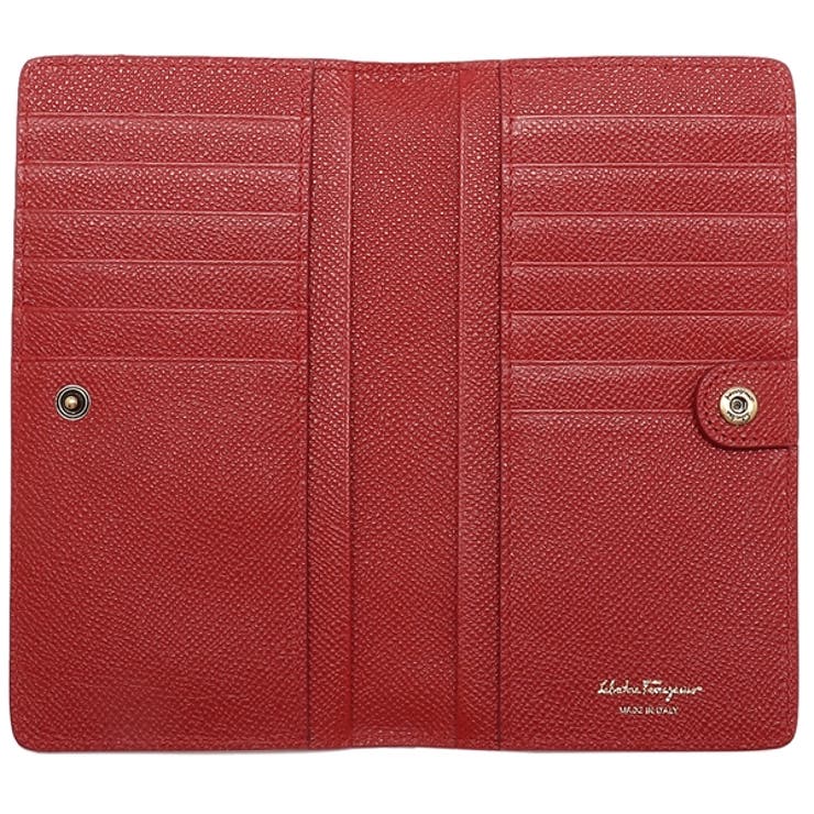 フェラガモ長財布ガンチーニレッドレディースFERRAGAMO22D7790746639