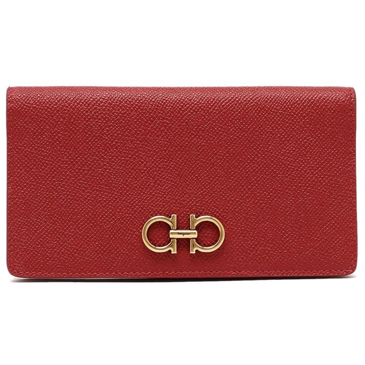 フェラガモ長財布ガンチーニレッドレディースFERRAGAMO22D7790746639