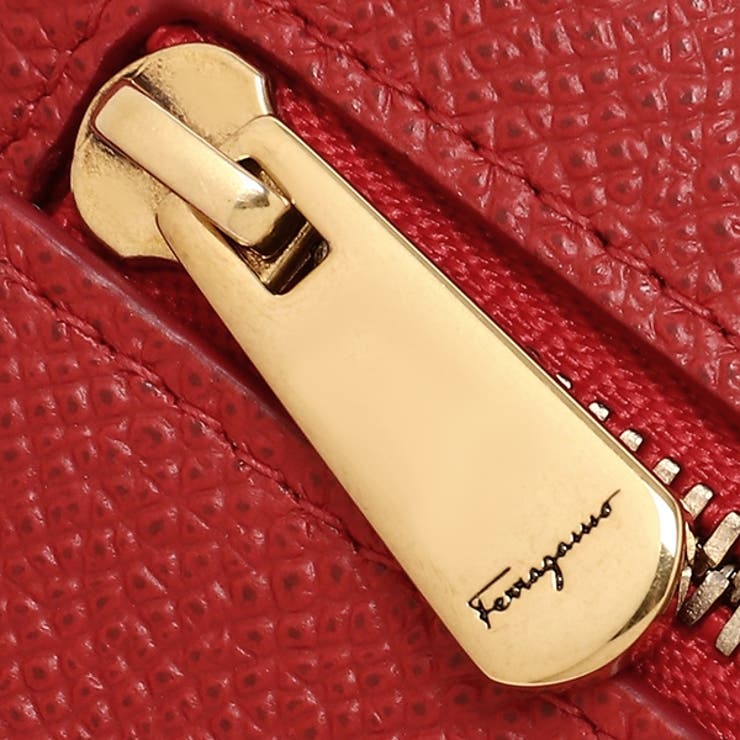 フェラガモ長財布ガンチーニレッドレディースFERRAGAMO22D7790746639
