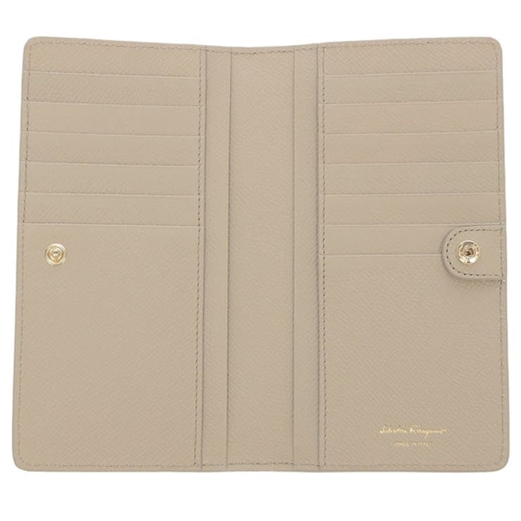 Ferragamo フェラガモ レザー 財布 ロゴ カードホルダー 関送込 FERRAGAMO フェラガモ 折財布 レディース 22C877 二つ折り財布