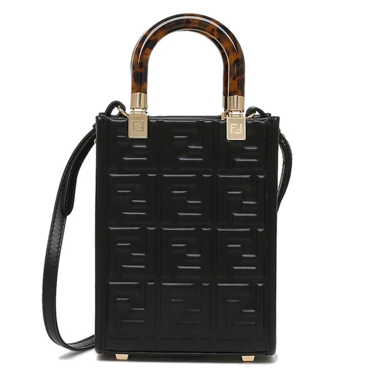 フェンディショルダーバッグハンドバッグサンシャインブラックレディースFENDI8BS051AMCIF0KUR