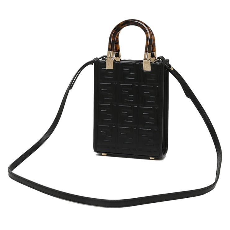 フェンディショルダーバッグハンドバッグサンシャインブラックレディースFENDI8BS051AMCIF0KUR