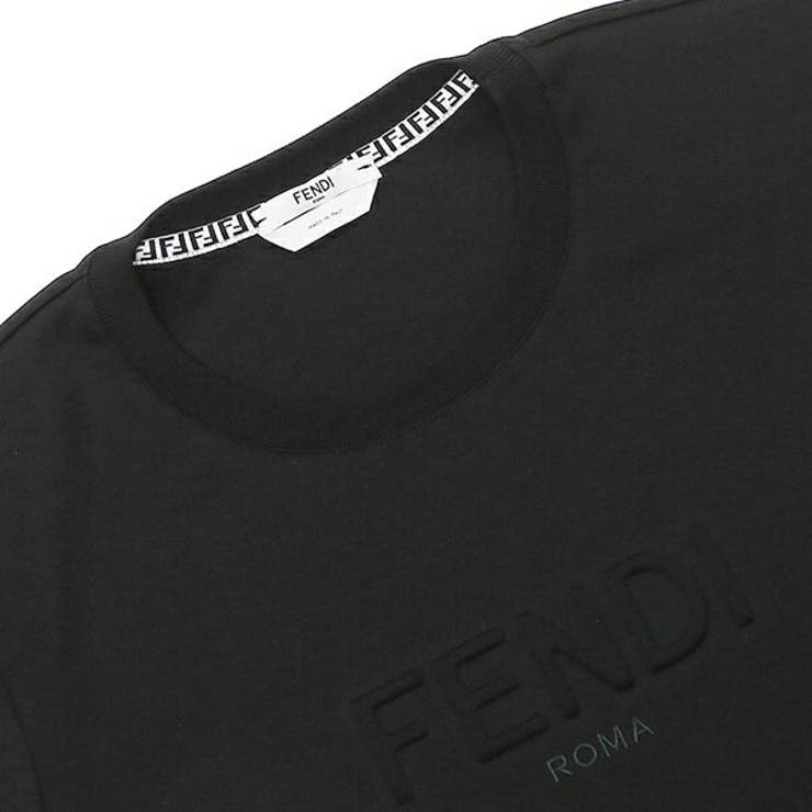 フェンディTシャツトップスロゴブラックレディースFENDIFS7254AHLSF0GME