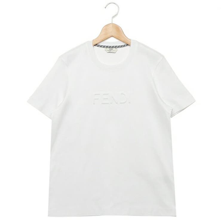 White T-shirt with logo Fendi - Vitkac Italy