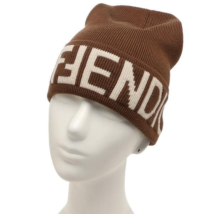 フェンディ帽子ビーニーブラウンレディースFENDIFXQ948AQ82F0DEQ