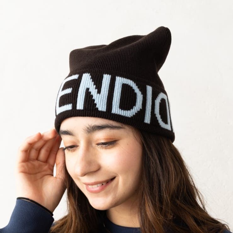 FENDI フェンディ ニット帽 ニットキャップ ビーニー 帽子