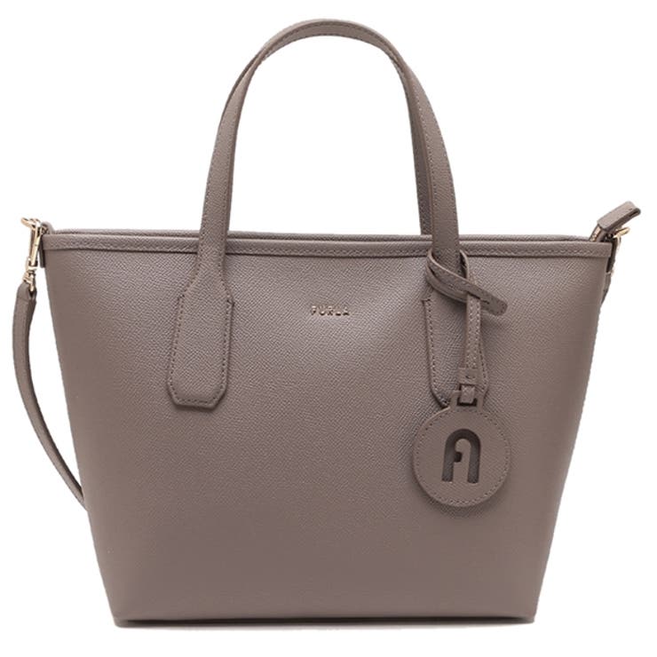FURLA グレー わかり易く ショルダーバッグ