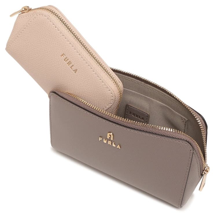 フルラポーチカメリアグレーベージュレディースFURLAWE00453ARE0003782S