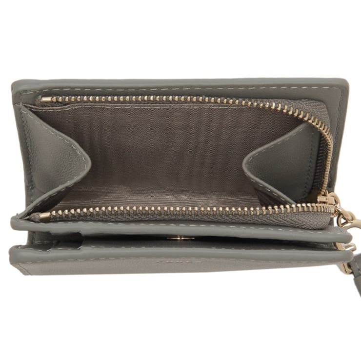 新品 FURLA フルラ 三つ折り財布 カーキブラウン系 レディース メンズ j 小物