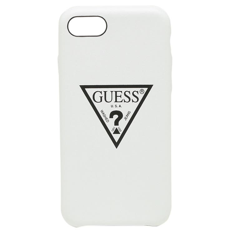 ゲスiphoneケースメンズレディースGUESSGUHCI8PUWTWHTホワイト