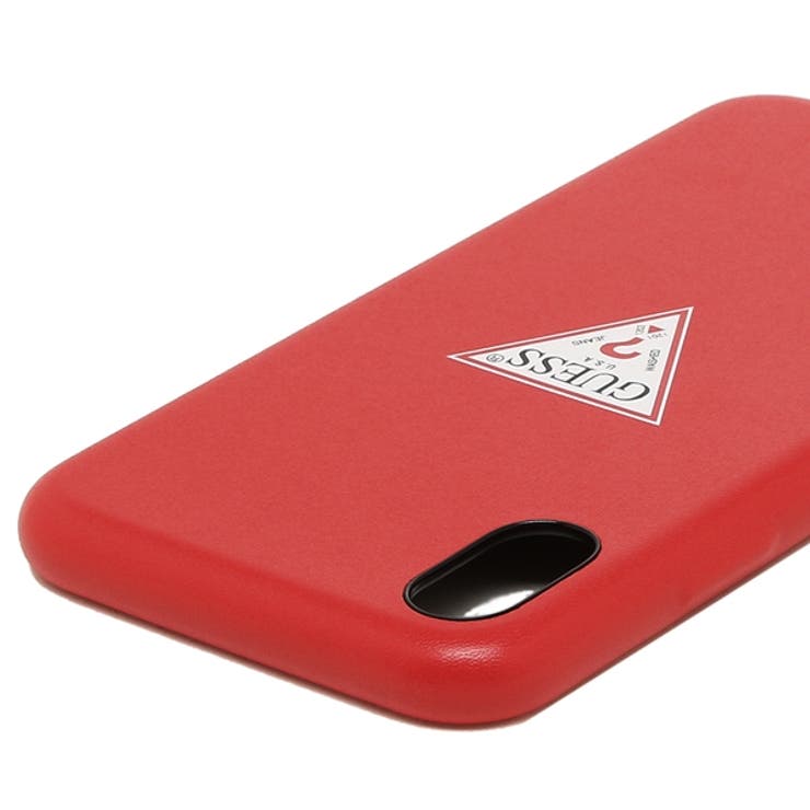 ゲスiphoneケースメンズレディースGUESSGUHCPXPUPTWOREDレッド