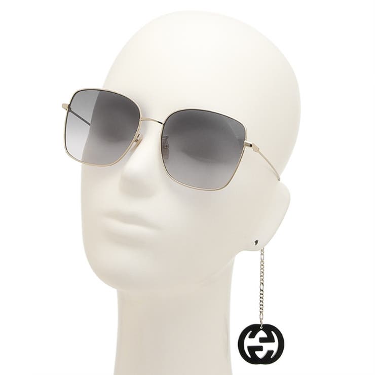 GUCCI●レディース チェインスクェアサングラスGG1030SK 001 グッチ サングラス アイウェア[品番：AXEB0024222]｜AXES