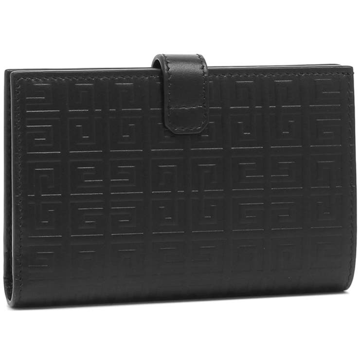 美品】GIVENCHY レザー ウォレット2つ折り財布Gカットグレー