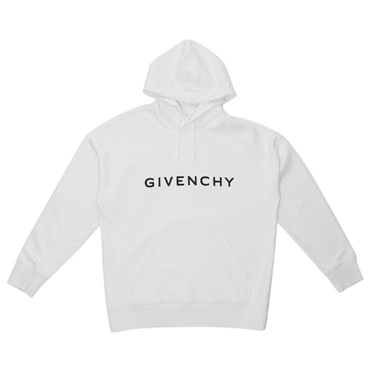 ジバンシィスウェットスリムフーディーアーキタイプホワイトメンズGIVENCHYBMJ0HC3YAC100