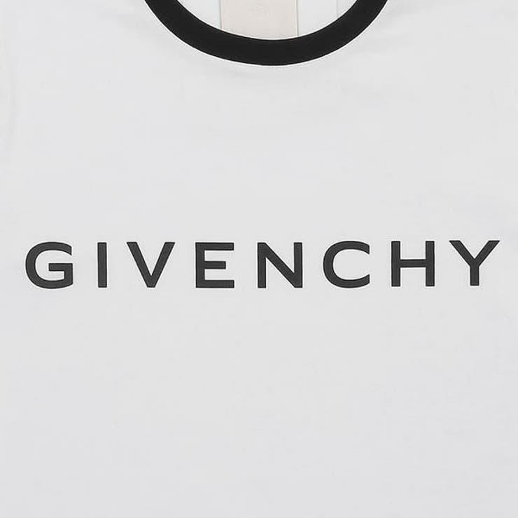 ジバンシィTシャツカットソースリムフィットTシャツアーキタイプロゴホワイトブラックレディースGIVENCHYBW70BF3YAC116