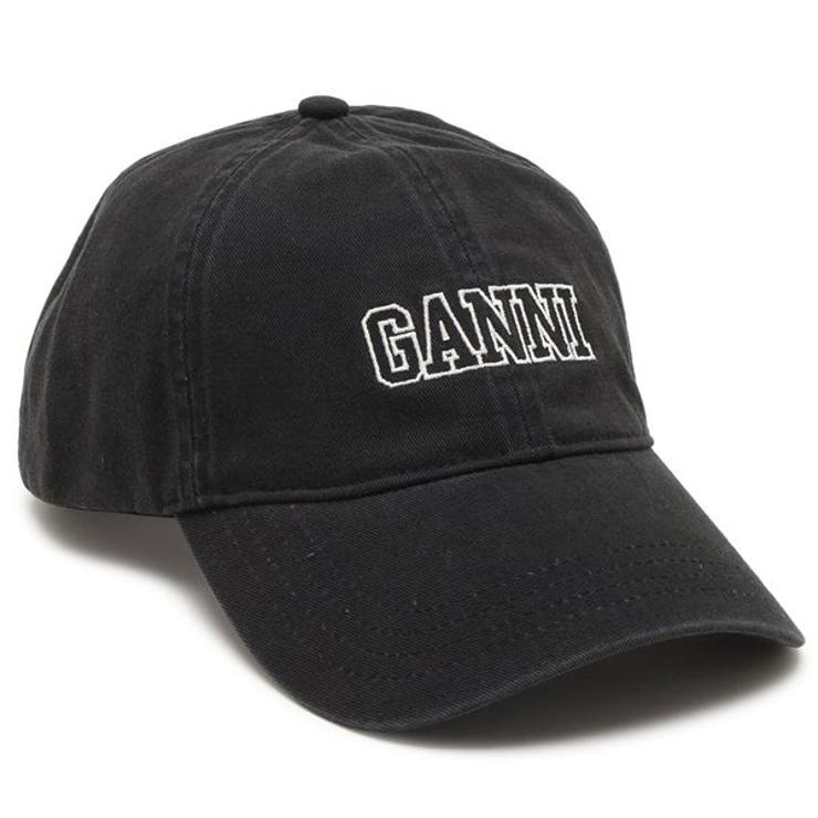 ガニー 帽子 キャップ ブラック レディース GANNI A6300 099