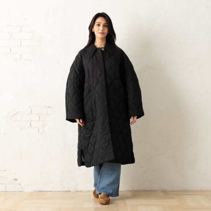 ガニー コート ブラック レディース GANNI F9624 099[品番