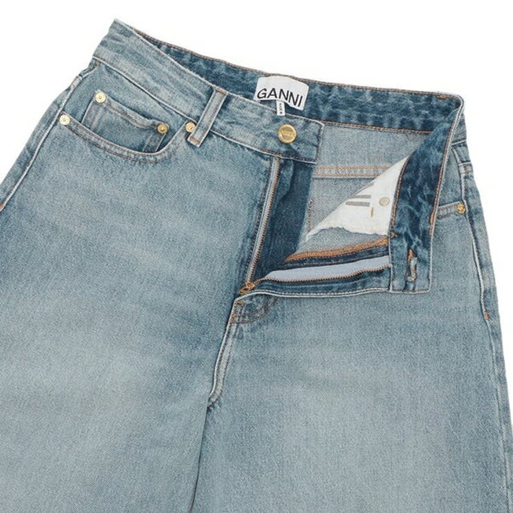 ガニー パンツ デニム ブルー レディース GANNI J1641 565 | AXES | 詳細画像12 
