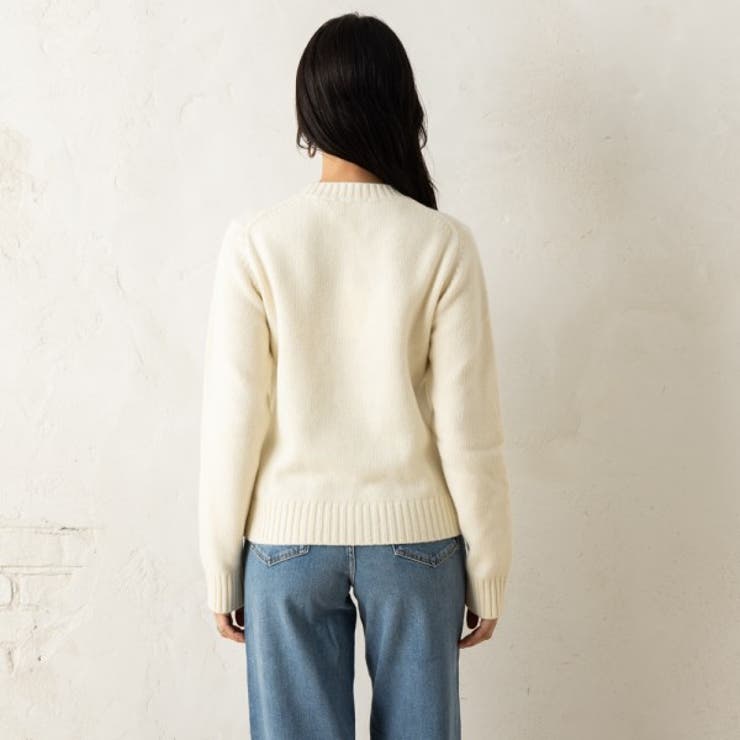 ガニー ニット セーター ホワイト レディース GANNI K2218 135