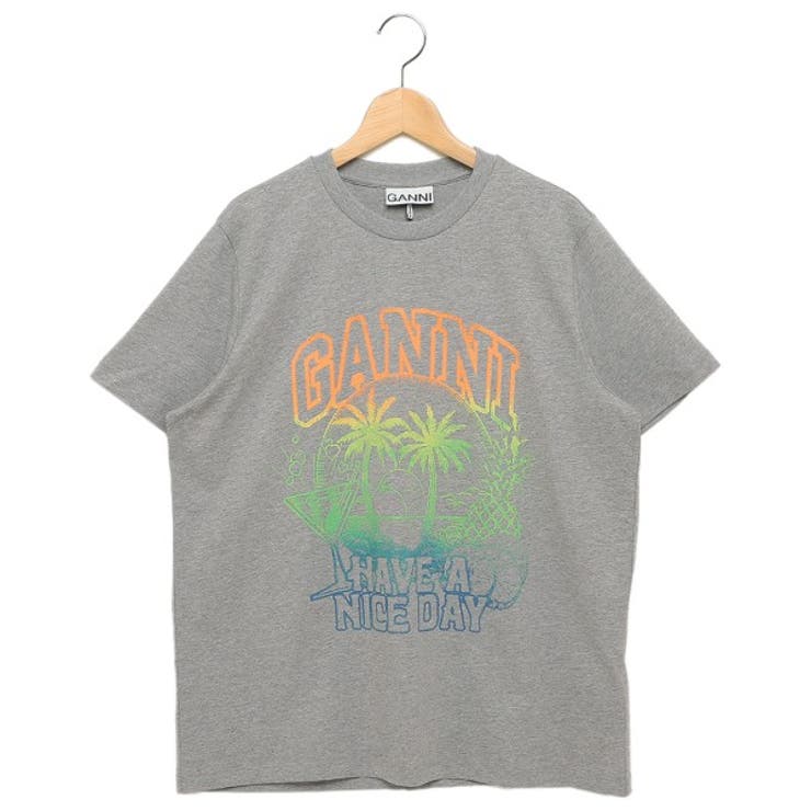 ガニーTシャツカットソーグレーレディースGANNIT3920921
