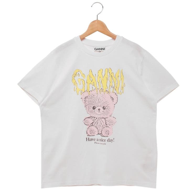 Tシャツ・カットソー Ganni FW25 'Animal Print' T-shirt (T4275 151) Ganni - Animal Print T-shirt | HBX - Globally Curated