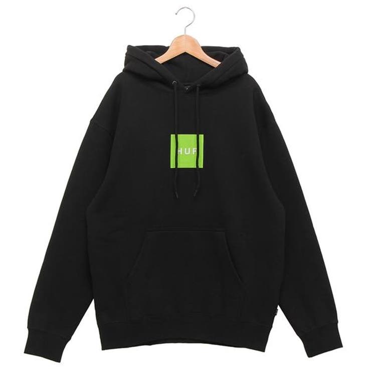 ハフパーカーフーディーボックスブラックメンズレディースユニセックスHUFPF00573BLK