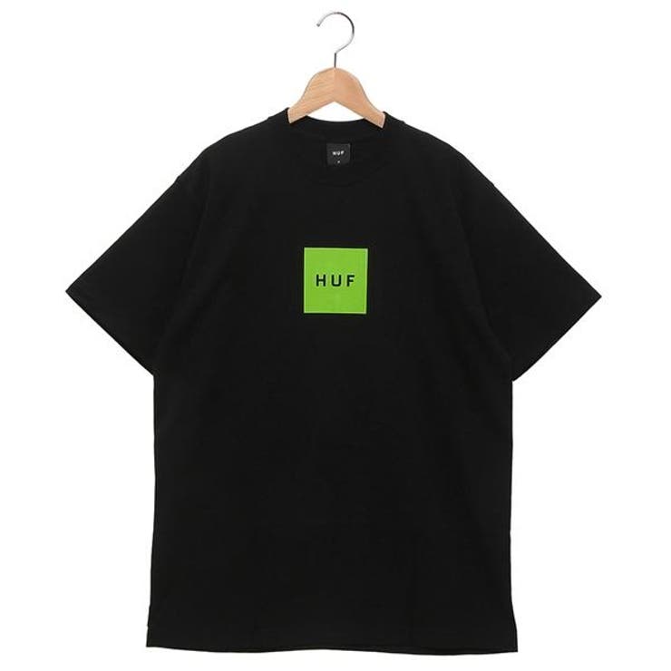 ハフTシャツカットソーボックス半袖ブラックメンズレディースユニセックスHUFTS01954BLK