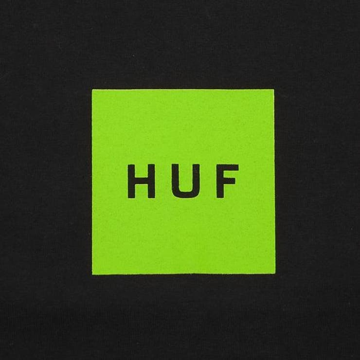 ハフTシャツカットソーボックス半袖ブラックメンズレディースユニセックスHUFTS01954BLK