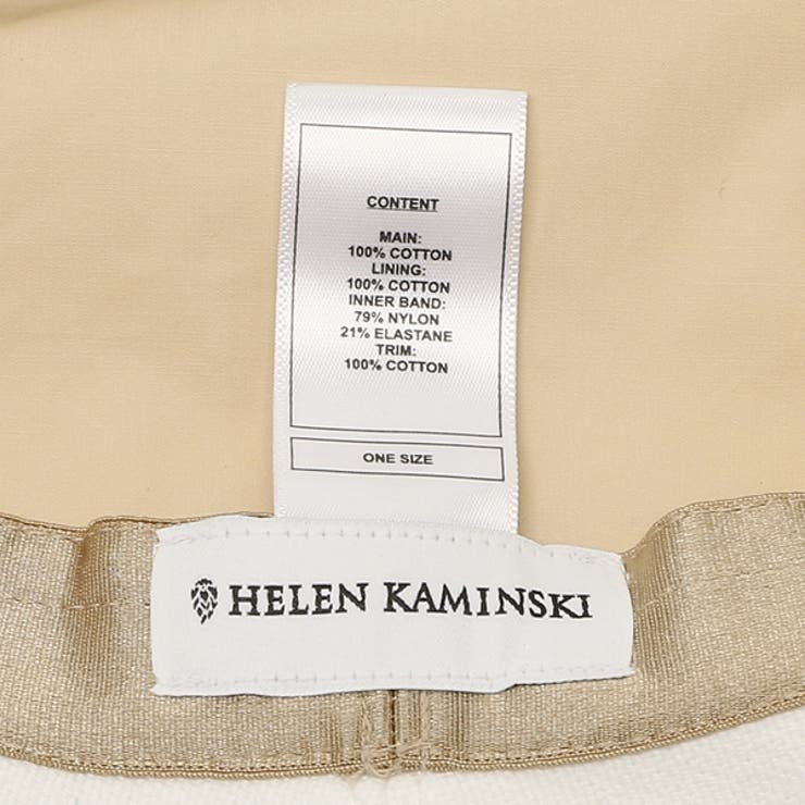 ヘレンカミンスキー帽子ベクスレーバケットハットホワイトレディースHELENKAMINSKIBEXLEYECR