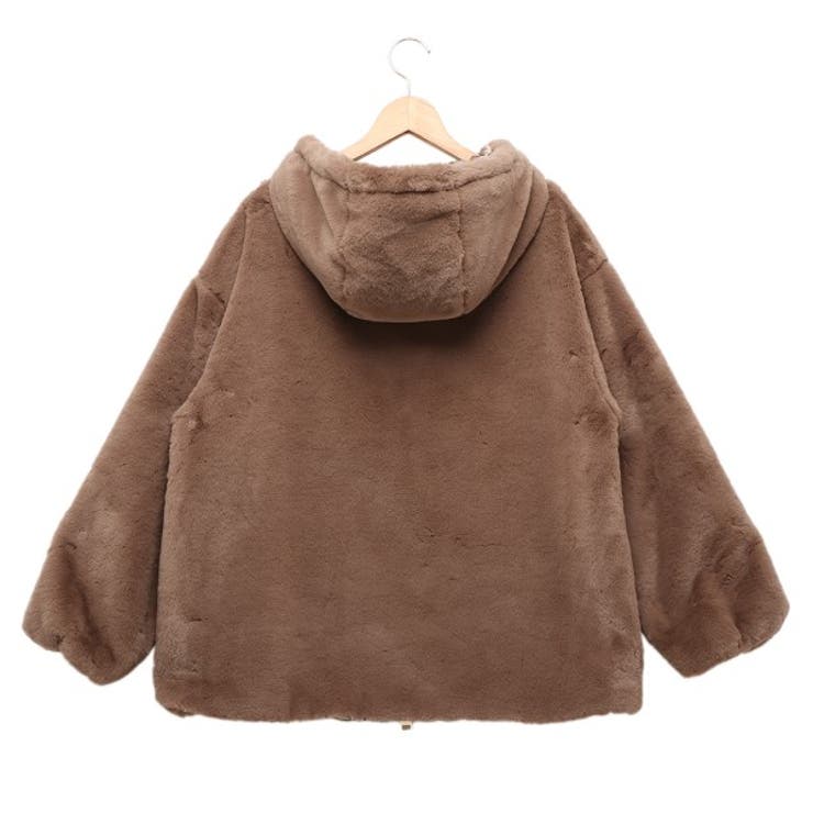 ヘルノジャケットファージャケットブラウンレディースHERNOGI0138D124228750