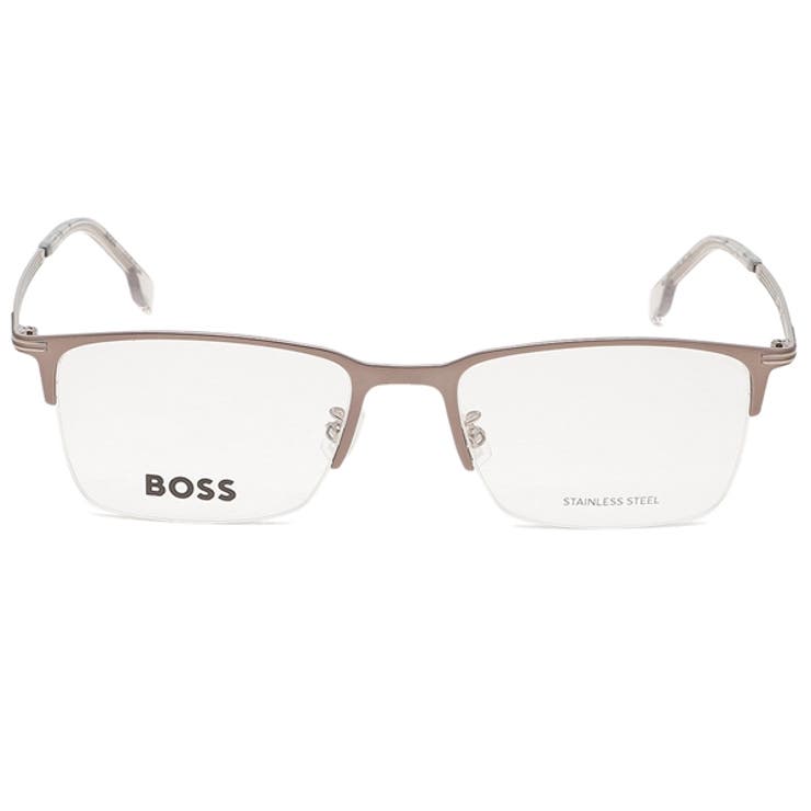 ヒューゴボスメガネフレーム眼鏡フレームアジアンフィットグレーシルバーメンズHUGOBOSS1616FR81