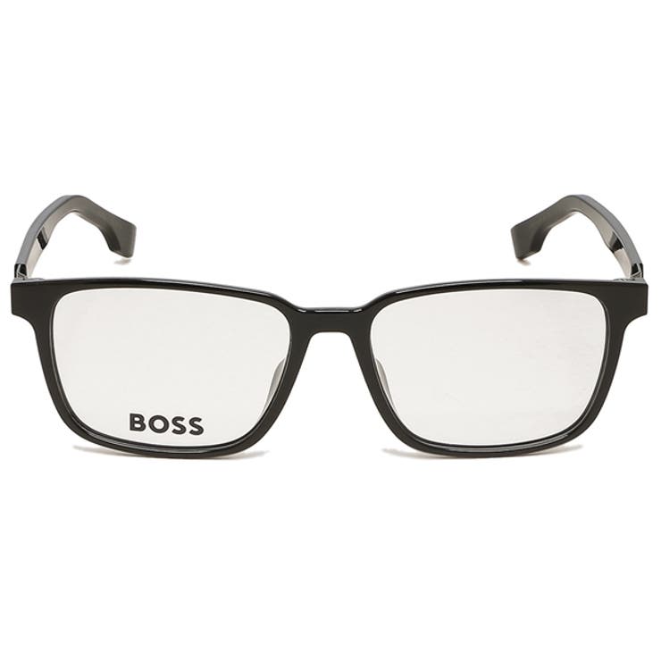 ヒューゴボスメガネフレーム眼鏡フレームアジアンフィットブラックメンズHUGOBOSS1618F807