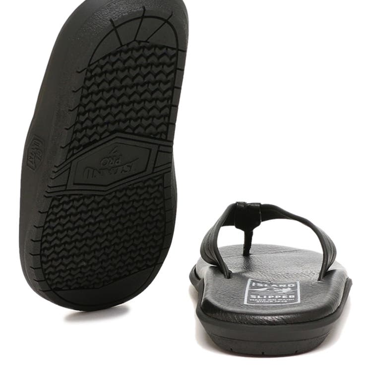 アイランドスリッパサンダルクラシックトングサンダルブラックメンズISLANDSLIPPERPB202BLAC