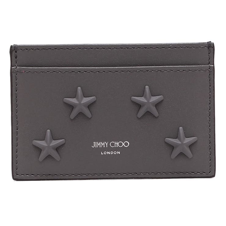 国内即日発送 ジミーチュウ カードケース ミックス スタッズ (Jimmy Choo/カードケース・名刺入れ) NELLO CST  BLACK【BUYMA】