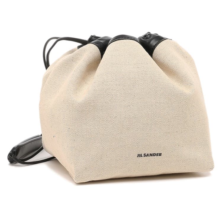 JIL SANDER】 DUMPLING 巾着バッグ ブラウン
