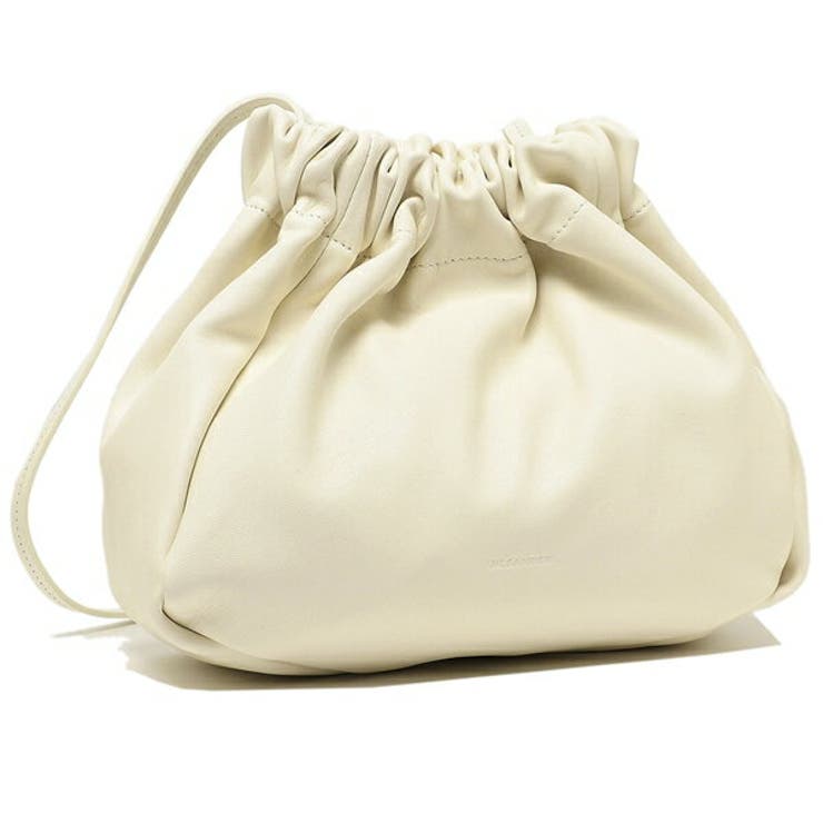 【JilSander】 ジルサンダー がま口 ラージ ショルダーバッグ JIL SANDER ジルサンダー ドローストリグバッグ DRAWSTRING SM