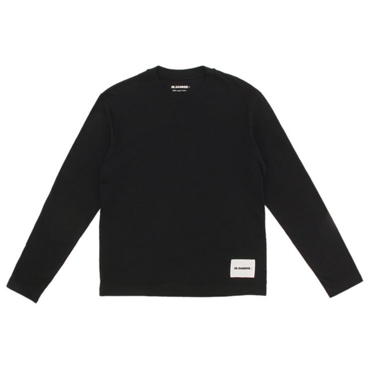 ジルサンダーTシャツカットソージルサンダープラスロングTシャツブラックレディースJILSANDERJ40GC0002J45048001