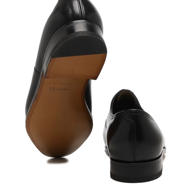 ジョンロブローファーオックスフォードドレスシューズシティ2ブラックメンズJOHNLOBB008031L1R