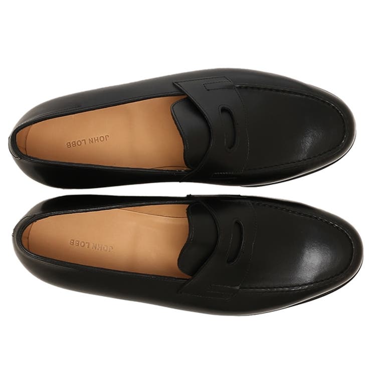 ジョンロブローファーオックスフォードロペスブラックメンズJOHNLOBB309031L1R