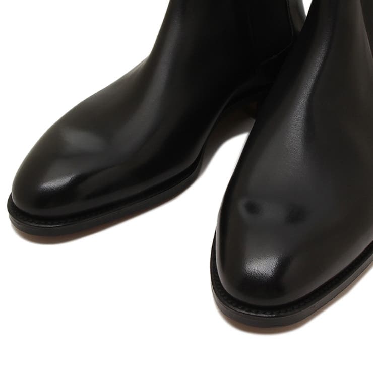 ジョンロブブーツローリーチェルシーブーツサイドゴアブラックメンズJOHNLOBB424041L1R