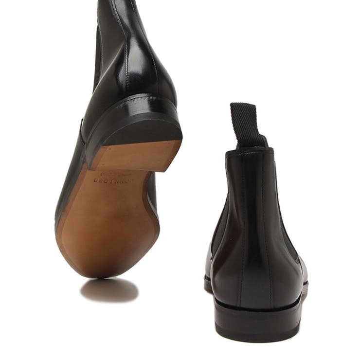 ジョンロブブーツローリーチェルシーブーツサイドゴアブラックメンズJOHNLOBB424041L1R