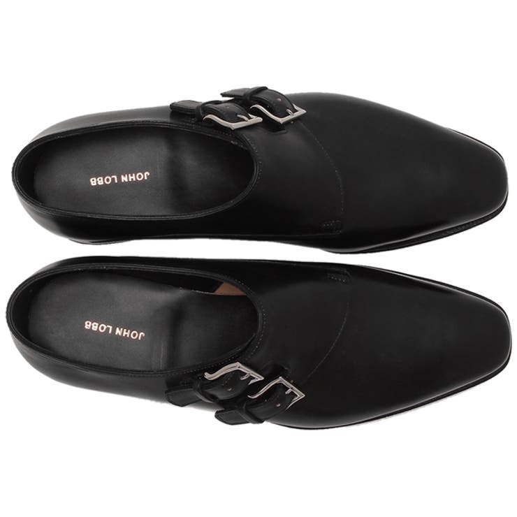 ジョンロブローファーオックスフォードドレスシューズチャペルブラックメンズJOHNLOBB704180L1R