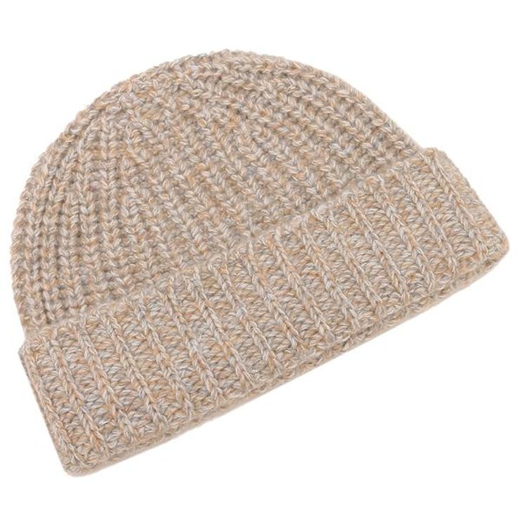 ジョンストンズ帽子ビーニーニット帽ベージュメンズレディースユニセックスJOHNSTONSHAT02850004533