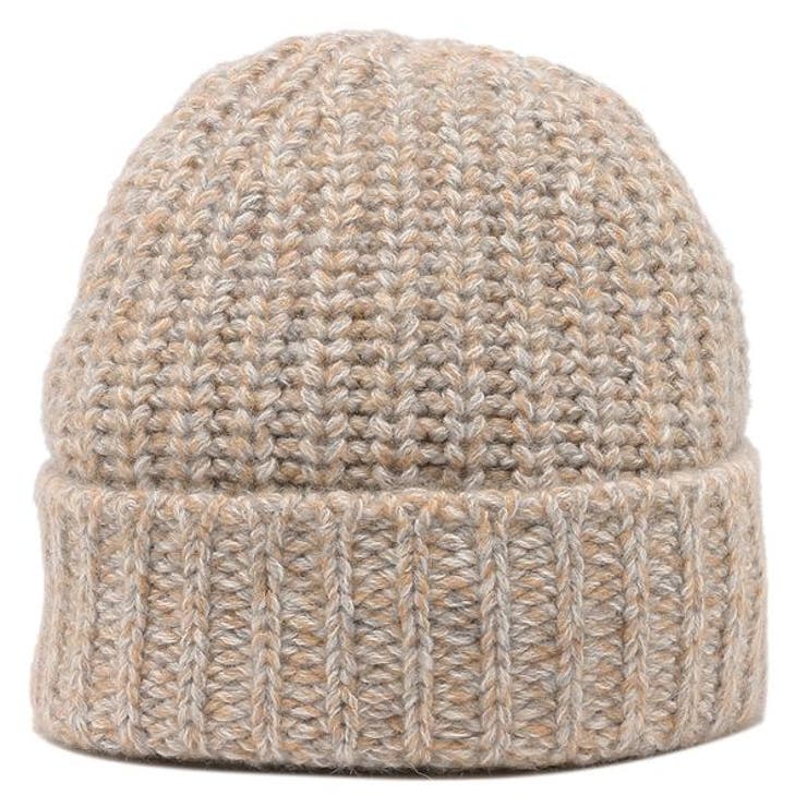 ジョンストンズ帽子ビーニーニット帽ベージュメンズレディースユニセックスJOHNSTONSHAT02850004533