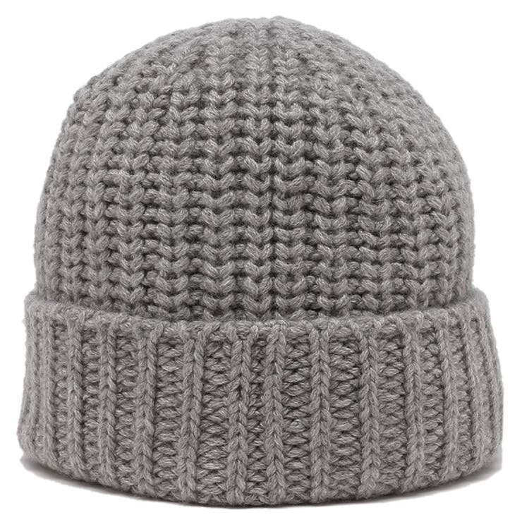 ジョンストンズ帽子ビーニーニット帽グレーメンズレディースユニセックスJOHNSTONSHAT02850HA0308